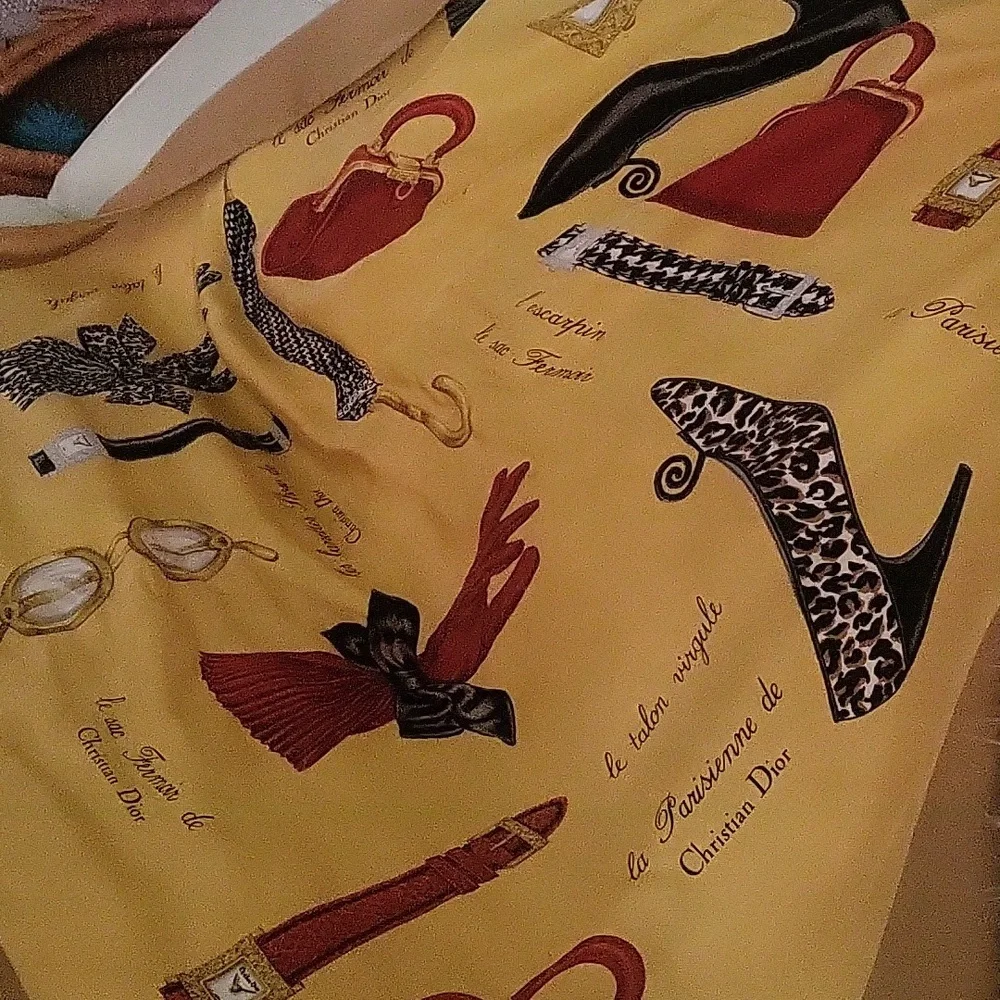 Vintage Christian Dior Silk Scarf